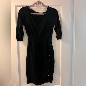 Karen Millen Black Long Sleeve Dress